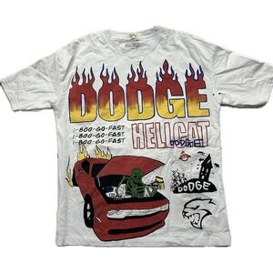 Dodge Charger Hellcat Detroit By Kiy T-Shirt. Large